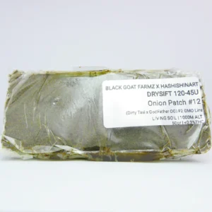 Oignon Patch #12 Dry Sift 120-45u Black Goat Farmz